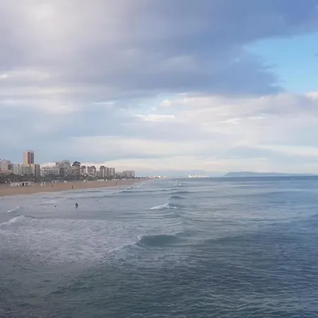 Increibles Vistas Al Mar, Montana, Con A-a, Piscina, Parking, Calefaccion- Galardon Excelencia 2024-2025 Апартаменты Playa de Gandia